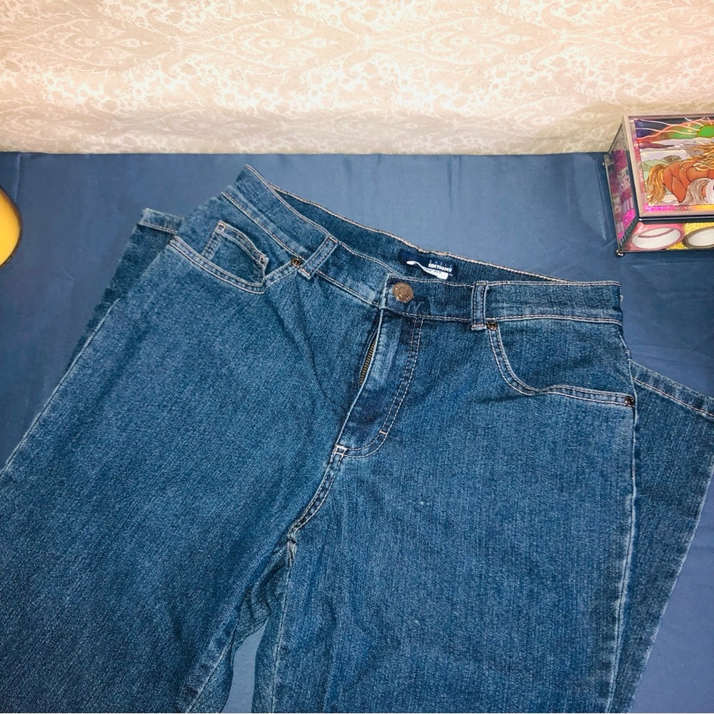Basic Editions Dark Blue High Rise Jeans